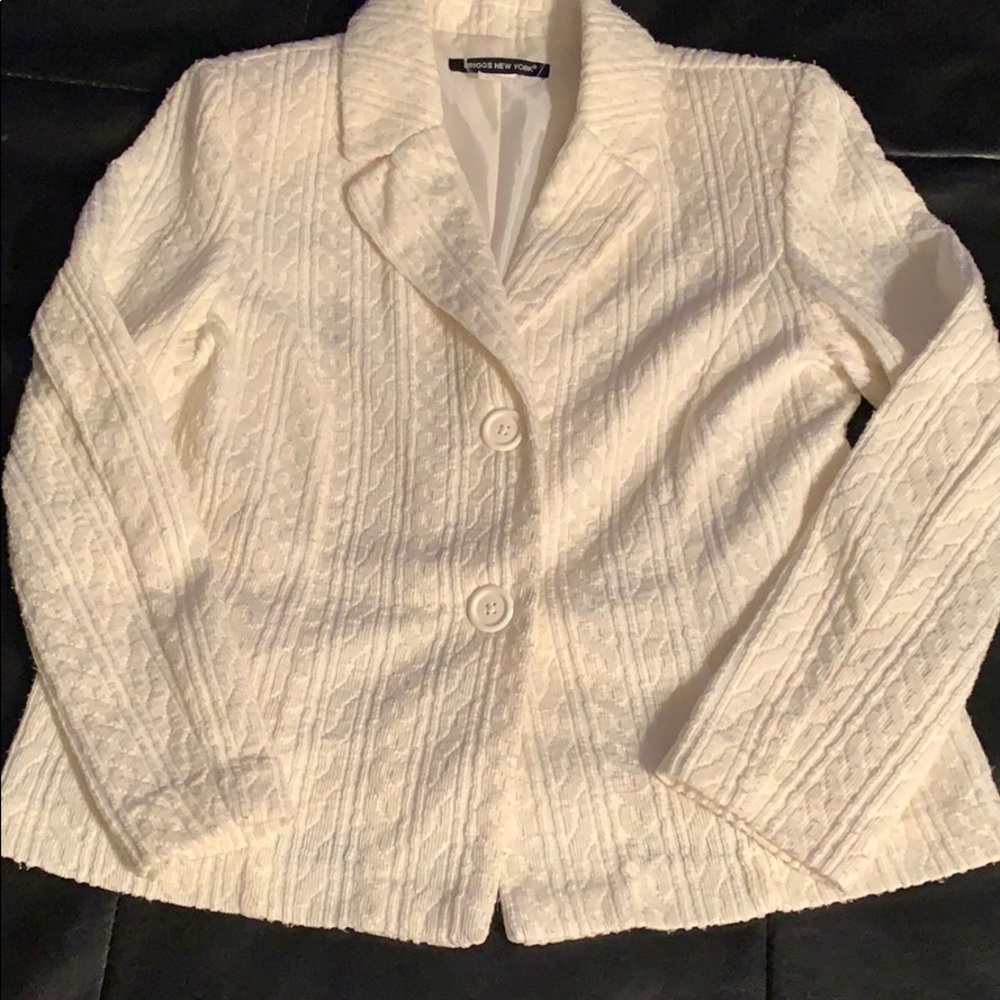 Off white blazer jacket